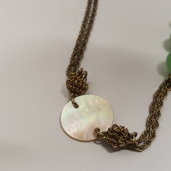 J Crew Summer Time Ocean Theme Jade Starfish Necklace - Picture 12 of 14